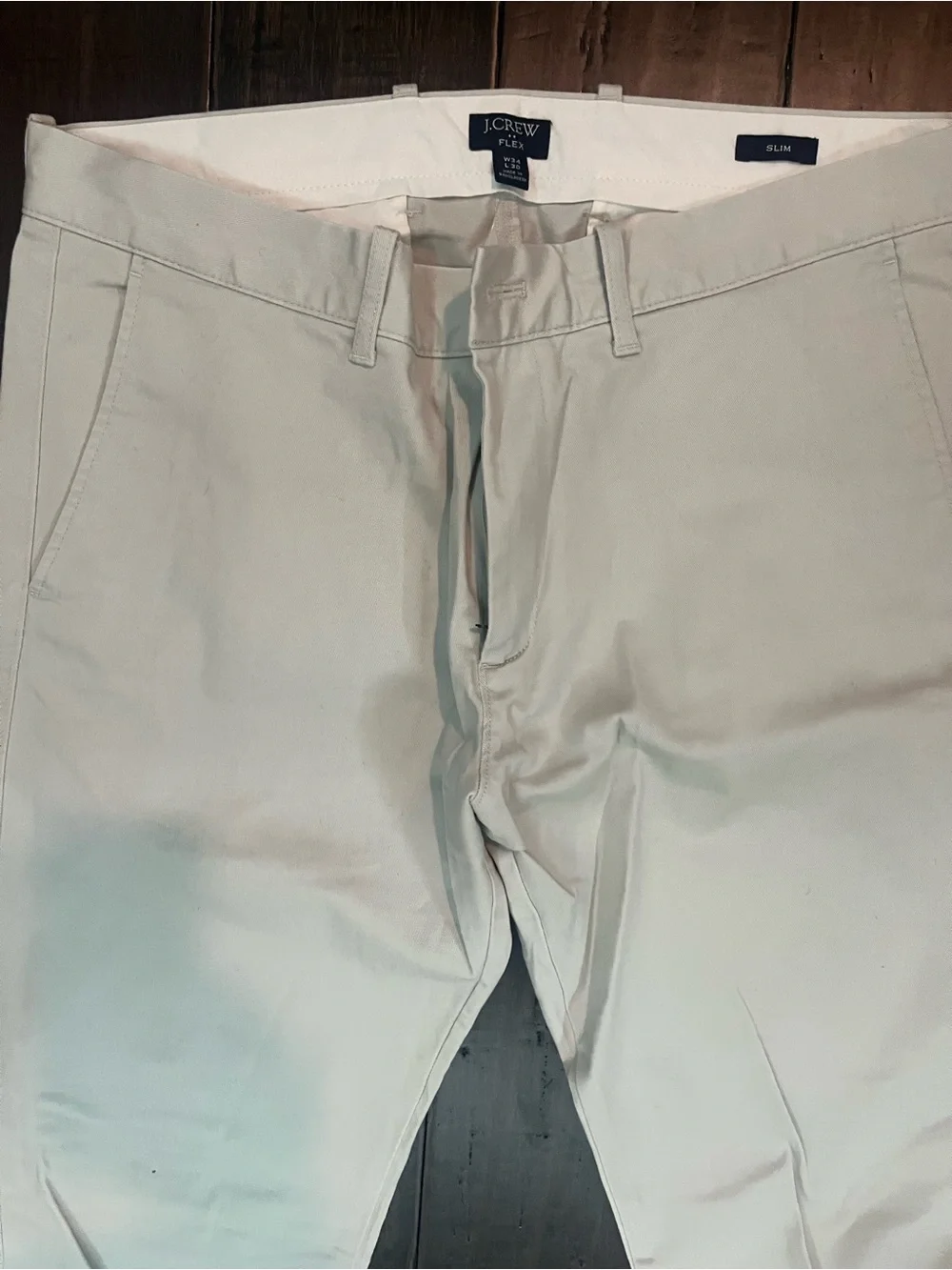 J. Crew Light Beige Stretch Chinos